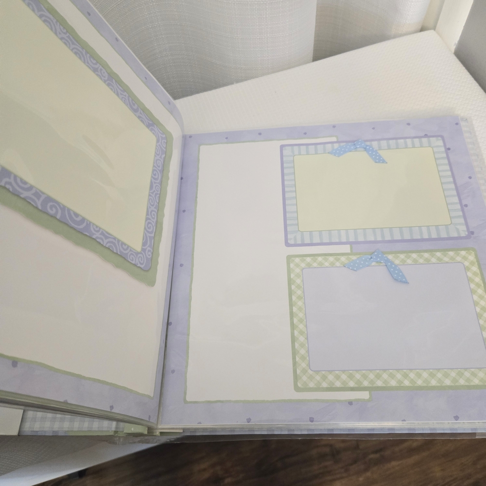 Tapestry Baby Boy Scrapbook Album 20 Page Little Pond Photo Memory 3D Stickers - Picture 9 of 15